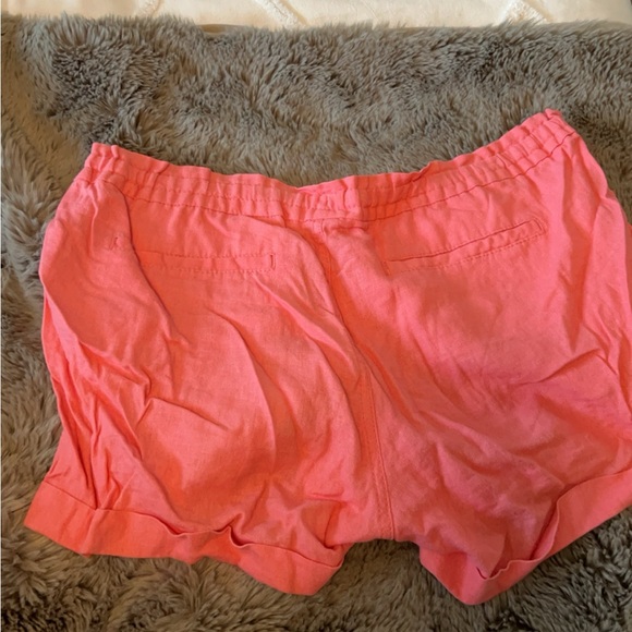Old Navy size 12 coral/pink linen shorts - Picture 3 of 3